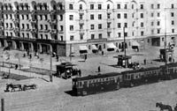 Панорама перекрёстка Проспекта Ленина и улицы Советской
